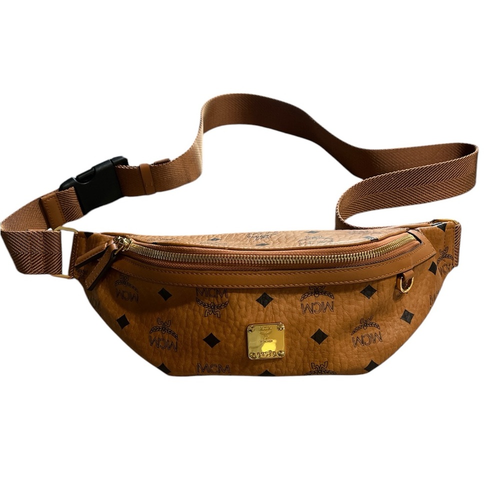 MCM Small FURSTEN BELT BAG IN VISETOS